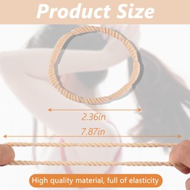 Bouiexye Boho Hair Accessories - 24PCS Hair Tie Bracelets for Women, No Damage for Thick, Thin, Medium, and Long Hair Ponytails