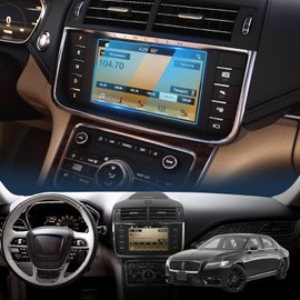 LFOTPP 2016-2017 2018 2019 2020 8-Inch Lincoln Continental Navigator MKZ MKC MKX Car Navigation Screen Protector, Clear TEMPERED GLASS Infotainment Display In-Dash Center Touch Screen Protector