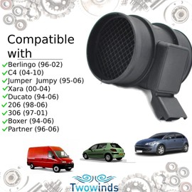 Jumper Autoparts Mass Air Flow Sensor CITROEN BERLINGO XSARA PEUGEOT FIAT Ducato 9628336380