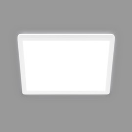 BRILONER - EEK A LED Ceiling Light Efficient with 11 W at 2400 lm, Approx. 50,000 Hours Light, Flat, Indirect Light, LED Lamp, LED Ceiling Light, Living Room Lamp, LED Panel, Kitchen, 29 x 29 x 3 cm,