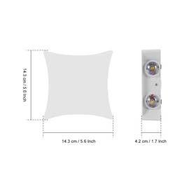 XEYOU Modern Wall Lamp 8W Indoor LED Wall Light Waterproof IP65 Aluminum Wall Sconces for Bedroom Bathroom Porch Corridor Living Room Stairs