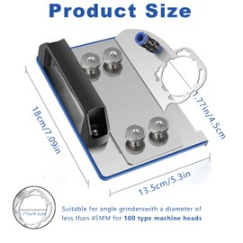 Angle Grinder Stand for Tile 45° Chamfer Cutting, Tile Cutter Tool 45 Degree Ceramic Tile Chamfer, Angle Grinder Holder Tile Tools, Special Cutting Bracket for 100-Type Angle Grinders