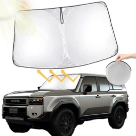 Oricarmes 250 Sunshade for Toyota Land Cruiser 250 Sunshade Front with Storage Bag