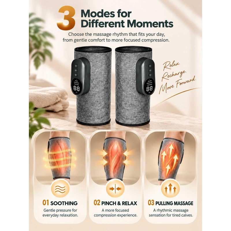 Relieve Muscle Fatigue & Restore Leg Comfort-Warm Gray