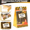 JJUNW 12PCS Construction Party Gift Bags, Digger Truck Construction Theme