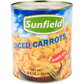 Diced Carrots - #10 Can - 6/Case By TableTop King