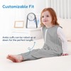 TotAha Toddler Sleep Sack with Feet 3t,TOG 0.5, Light and