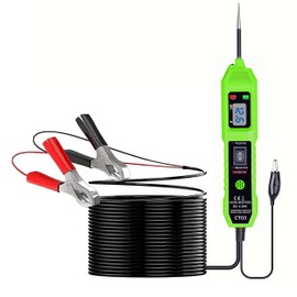 CT03 Power Circuit Tester, 6-24V DC Test Light Short Circuit, Automotive Component Electrical Polarity Identify Continuity Tester, Overload Protection