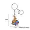 HUAGEO Acrylic Easter Egg Fun Bunny Keychains Basket Rabbit Jewelry
