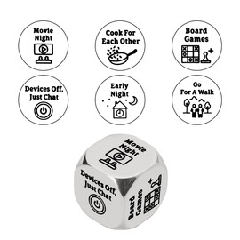 Anniversary Present for Couple Date Dice Gifts for Best Friends Birthday Gifts for Boyfriend Girlfriend Gifts for Him Her Romantic Engamenet Gifts for Couples for Son Daughter Gifts