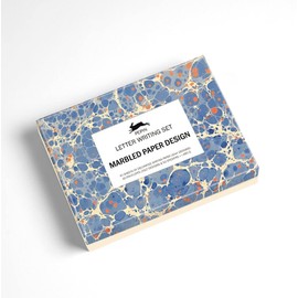 Letter Writing Set Marbled Paper