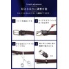 Harewith Men's Belt, Casual, Golf, Genuine Leather, Large Size, Japanese