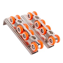 Sliding Door Sliding Door Fitting, Sliding Door Rollers, Rail Sliding Door, Castors for Sliding Gates, Sliding Gate Rollers with Rail, Sliding Gate Rollers, Pack of 2