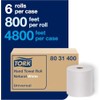 Tork Tork Hand Towel Roll Natural White H80, Universal, 100%
