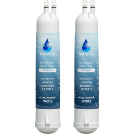 HMASAV EDR3RXD1 Water Filter Replacement for Whirlpool, Compatible with Everydrop Filter 3, 4396841, WHR3RXD1, KAD3RXD1, Kenmore 46-9083, 46-9030, 4396710, 2 PACK