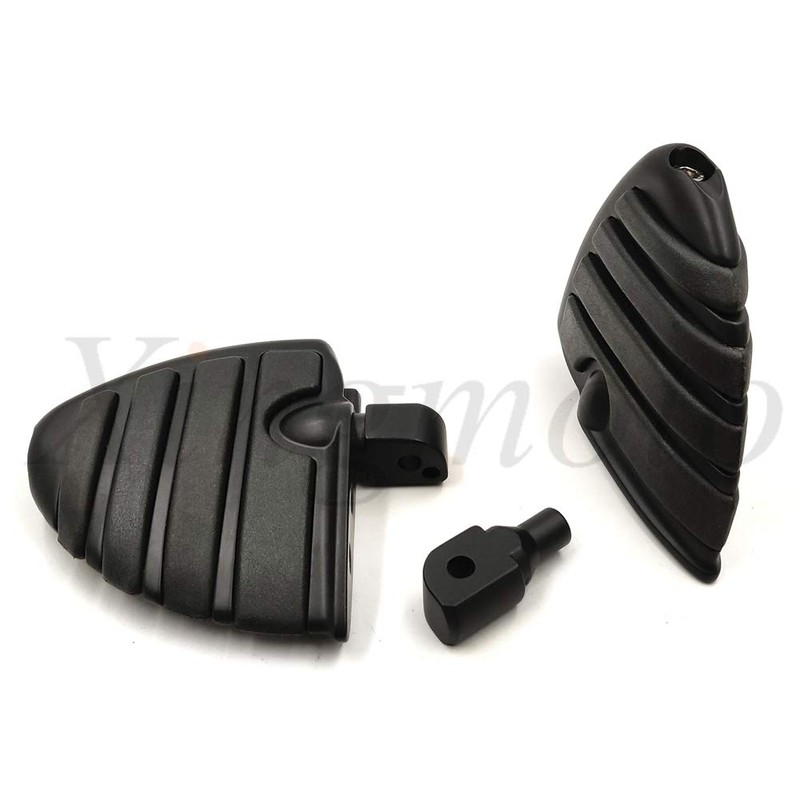 Black Wing Mini Floorboard for passenger 2018-later Softail Fat Boy