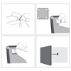 Rexel 1903778 Magnetic Dry Erase Personal Whiteboard, 280 x 215