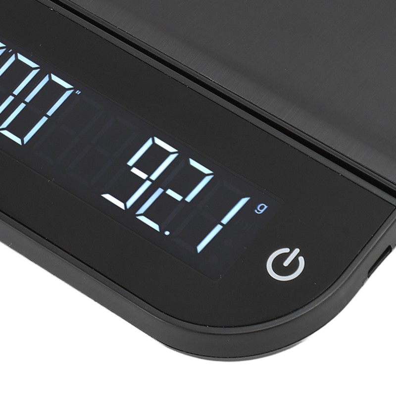 Kitchen Scale 0.1g to 6.6lb LED Display Touch Control Tare