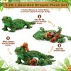 Lenwen 5 Pcs Bearded Dragon Stuffed Animal Set Gifts 26