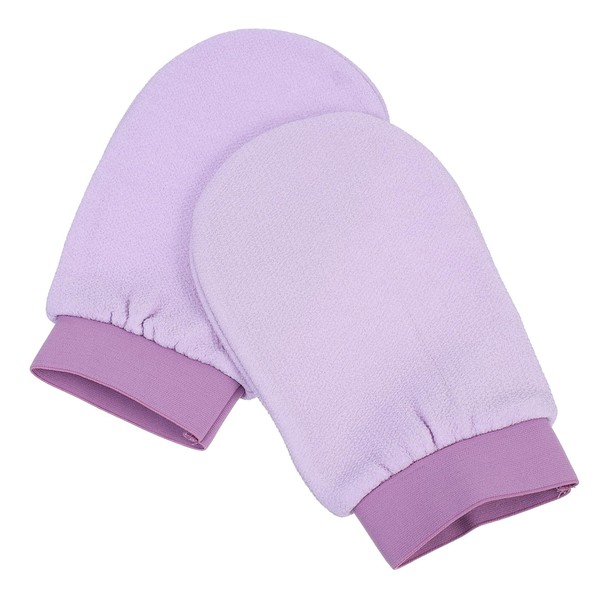 PACKOVE 2Pcs Exfoliating Bath Towels Durable Shower Body Scrubbers for
