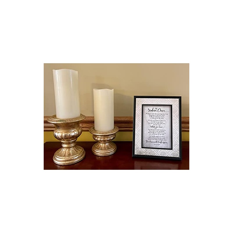 DEXSA Broken Chain Wood Frame Plaque - Made in the