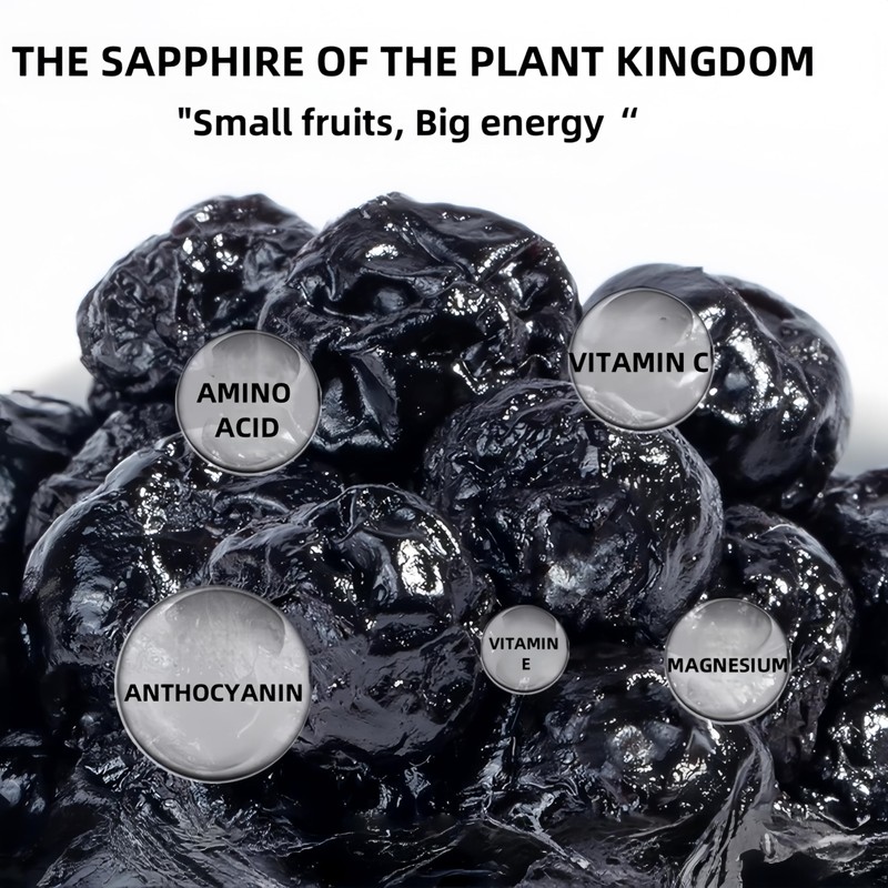 SYZJMWDY Wild Dried Blueberries, Unsweetened 7.05oz (200g) - All Natural