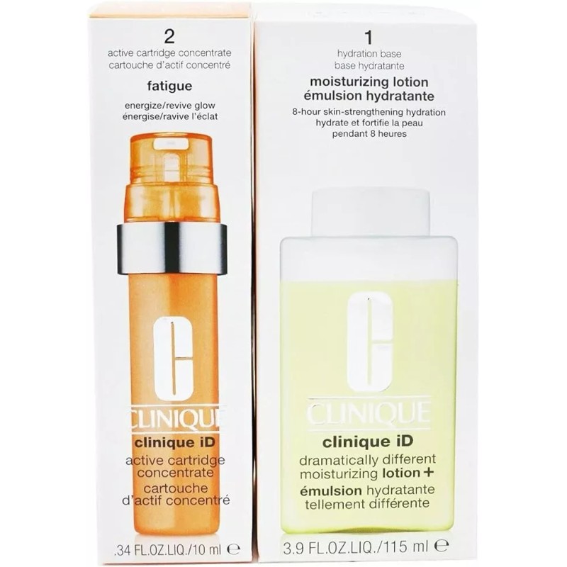 Clinique ID Moisturizing Lotion + Active Cartridge Concentrate Fatigue BNIB