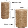 Jute Twine String 328 Feet Durable Natural Jute Rope String
