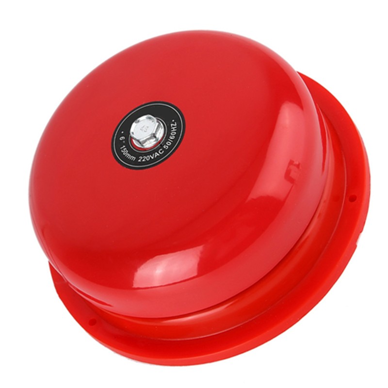 6 Inches Carbon Steel Internal Strike Type Electric Bell 95db