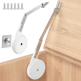 Chibery 1 Pack Soft Close Toy Box Hinges, Heavy Duty Lid Support, Left & Right Reversible Mounting, Smooth Slow Closing, Upward Flat Top Lid Stay, Chest Hinge for Wooden Trunks, Benches, Cedar