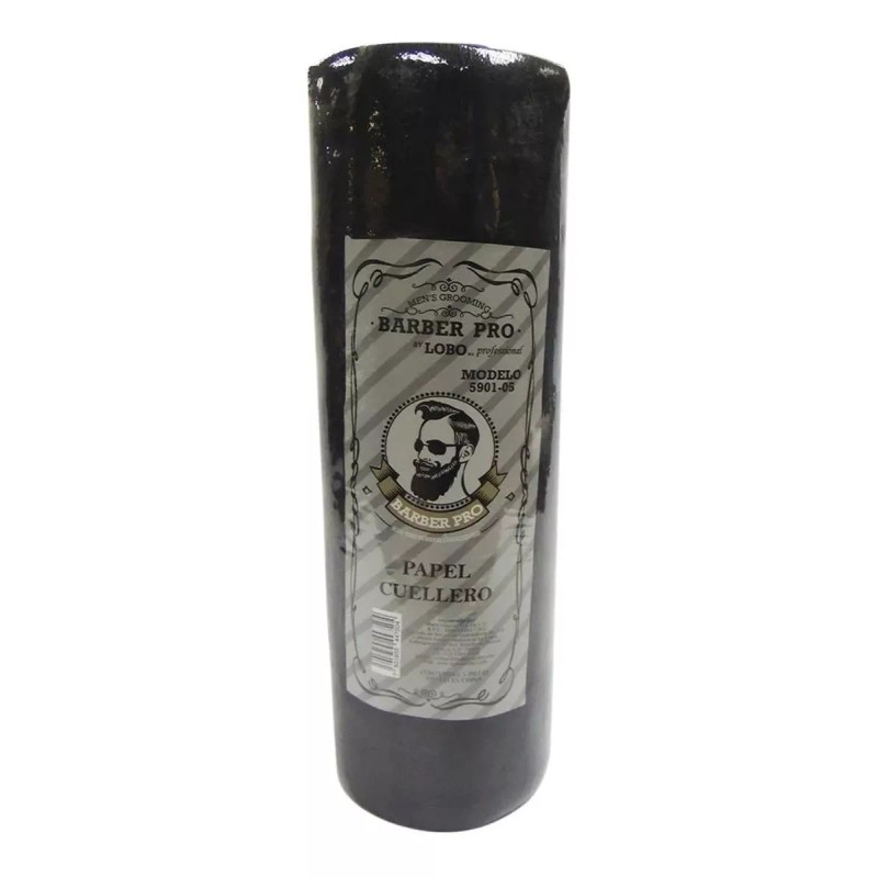 Barber Pro 2pz Papel Cuello Desechable Negro Barberia Barber Pro