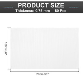 MECCANIXITY Foam Packing Pouches, 80 Pack 6 Inch x 8 Inch Wrap Bubble Pouches Cushion Foam Packing Supplies Packing sleeves White for Dishes Furniture Glasses Cups Moving Storage