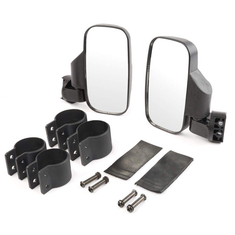 Kimpex Sideview Mirror with 2 brackets 1.75"-2" Clamp-On