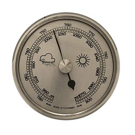 Barometer Built-in Weather Instrument (Silver)