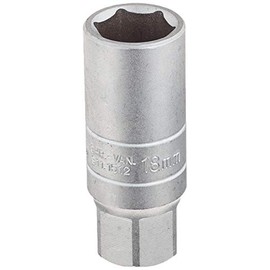KS Tools 911.1512 Socket f.spark plugs, 1/2", 18mm