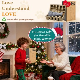 Fashionoda Garden Statue Dog Figurine Decor – Outdoor Decoration with Butterfly for Garden Yard Lawn Home Decor Outside : Christmas Memorial Gifts for Women Mom Grandma