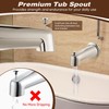 Dreyoo 7 Inch Tub Spout (Universal Fits 1/2" Copper Pipe,