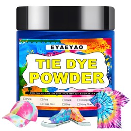 EYAEYAO Navy Blue Tie Dye for Clothes | Permanent Fabric Dye for T-Shirts, Skirts & More | Non-Toxic Tye Dye Powder for Kids & Adults | Just Add Water (Navy Blue, 2 oz)