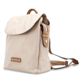 Picard Sonja 3117 311758L022 Women's Nylon Backpack with Zip in Pearl Colour, 22 x 26 x 14 cm, pearl, Women's backpack