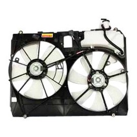 TYC 620970 Cooling Fan Assembly Compatible with 2004-2005 Toyota Sienna, Black