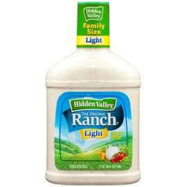 Hidden Valley Ranch, Light Ranch Dressing, 36oz Bottle (Pack of 2)