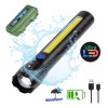 LJK Lampara Aluminio Luz Led T6 Cob Recargable Camping Linterna