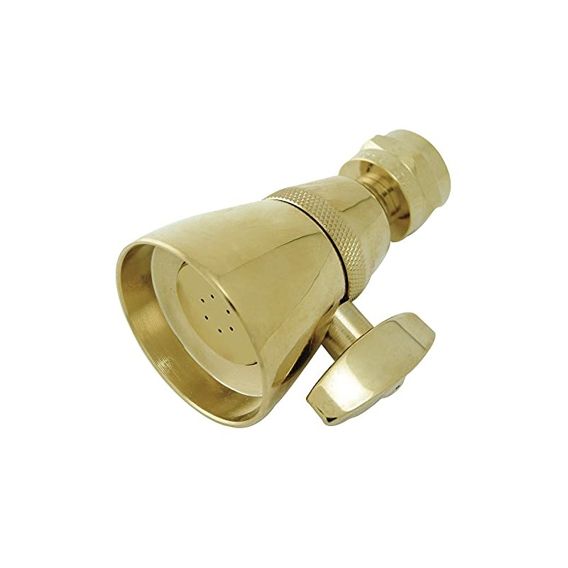 Kingston Brass K131A2 1-3/4-Inch Shower Head, Polished Brass