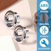 2 Pack Sink Overflow Ring, Universal Bathroom Kitchen Sink Hole