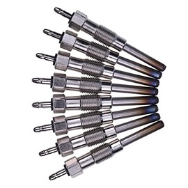 JEENDA Bujías incandescentes 5614017 12338771, 8 unidades, compatibles con motores diésel Hummer HMMWV Avenger M998 M1035 M1037 6.5L 6.2L