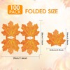 100Pcs Fall Leaf Luncheon Napkins Autumn Thanksgiving Maple Leaves Napkins