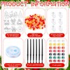 Beeveer 30 Sets Christmas Suncatcher Crafts DIY Window Paint Art