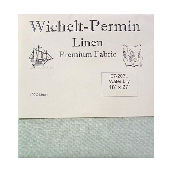 Wichelt Permin Premium Cross Stitch Linen 32 ct Water Lily