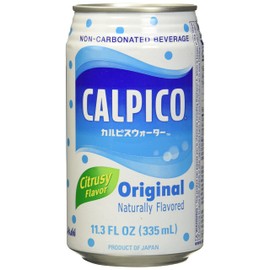 Calpico Original Citrusy Flavor Soft Drink in Can 11.3 fz (pack of 24)