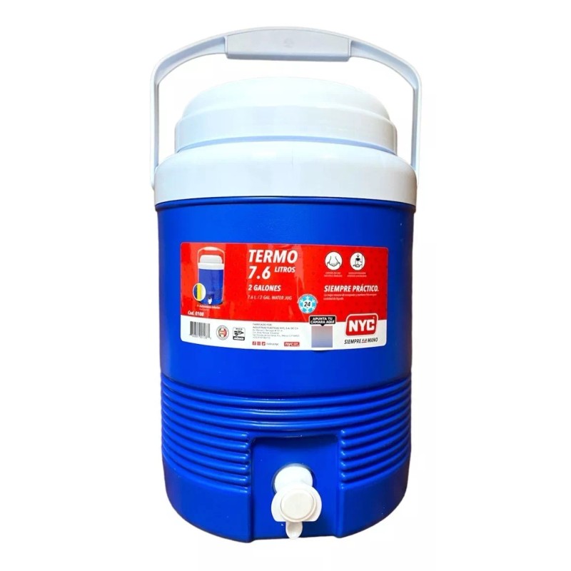 NYC Termo 2 Galónes 7.6 Lts Nyc Sporty Color Azul
